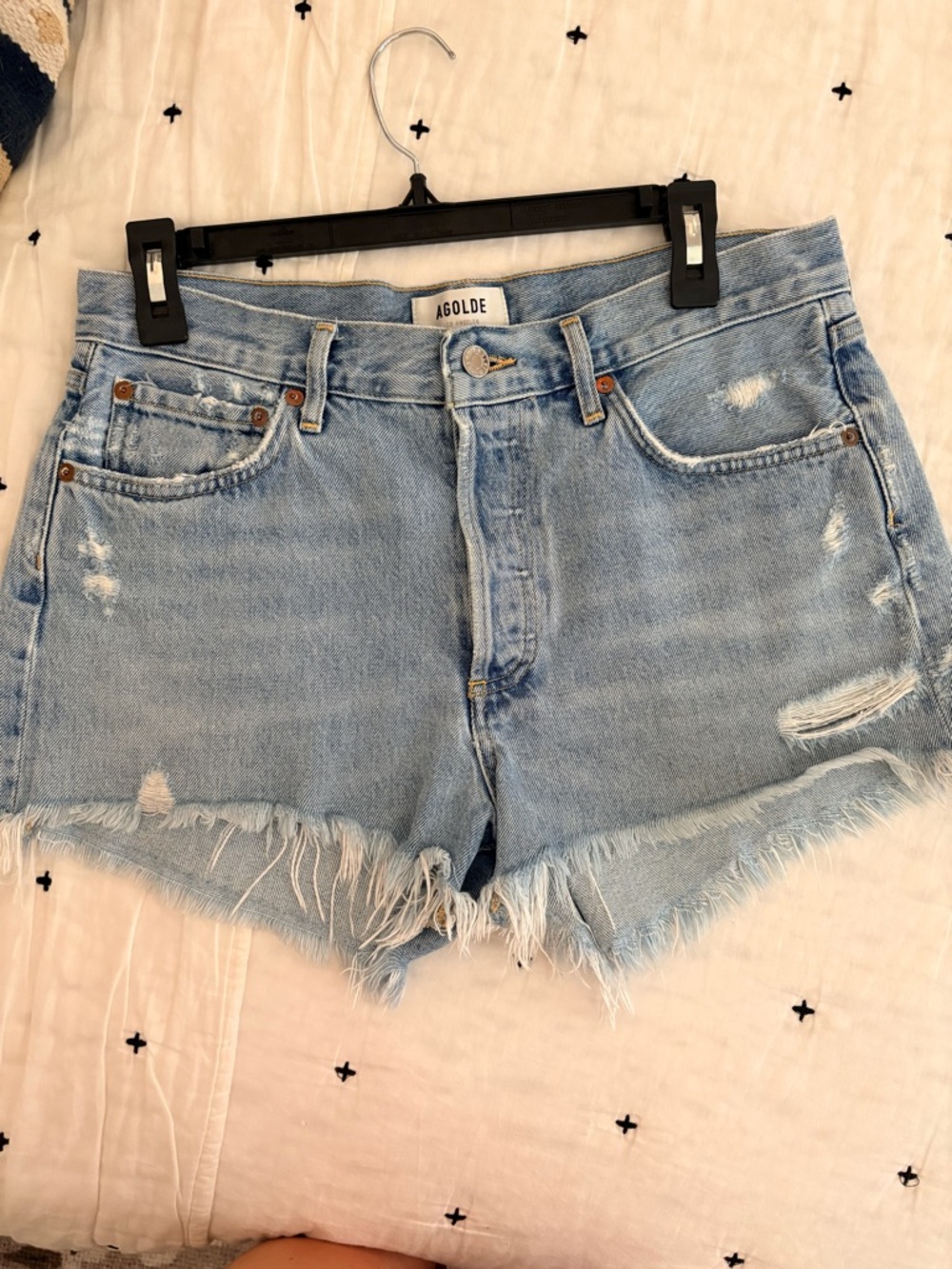 AGOLDE Parker Cutoff Shorts - Picture 5 of 10